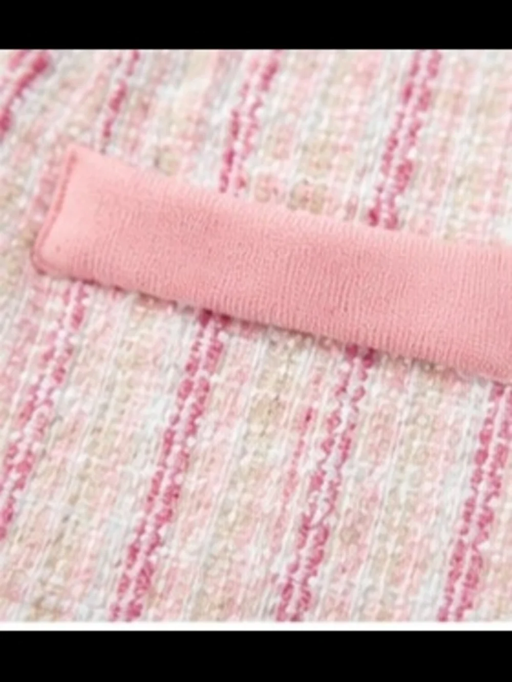 SHEIN Girls Pink Tweed Jacket & Skirt Set | Tagged 130 | Fits 4T–5T